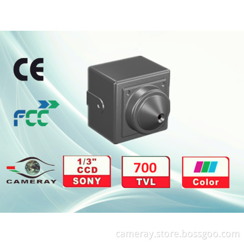 Professional Security CCTV Camera- Dwdr 700tvl Low Lux Extra Mini Square Camera 22*22mm (CM-NGT-20C-N)